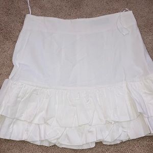 short white skirt, size 12